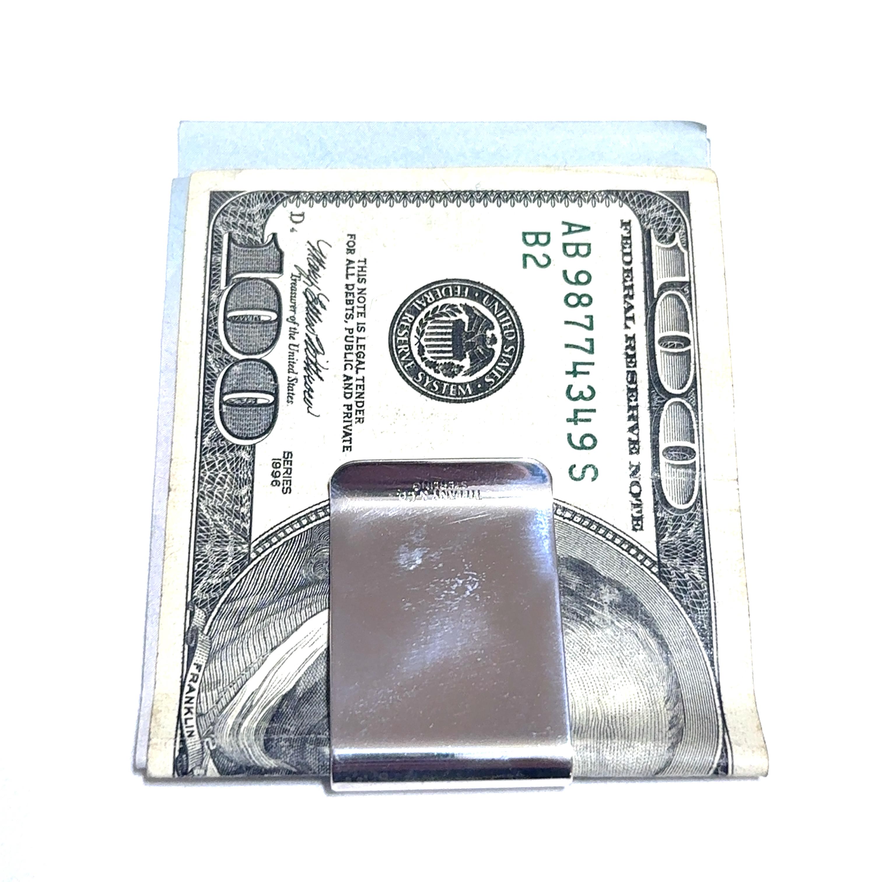 Authentic Tiffany & Co Social Security Money Clip Sterling Silver Estate TIF891

A sleek and elegant piece, ideal for daily use or as a thoughtful gift.

TRUSTED SELLER SINCE 2002

PLEASE SEE OUR HUNDREDS OF POSITIVE FEEDBACKS FROM OUR
