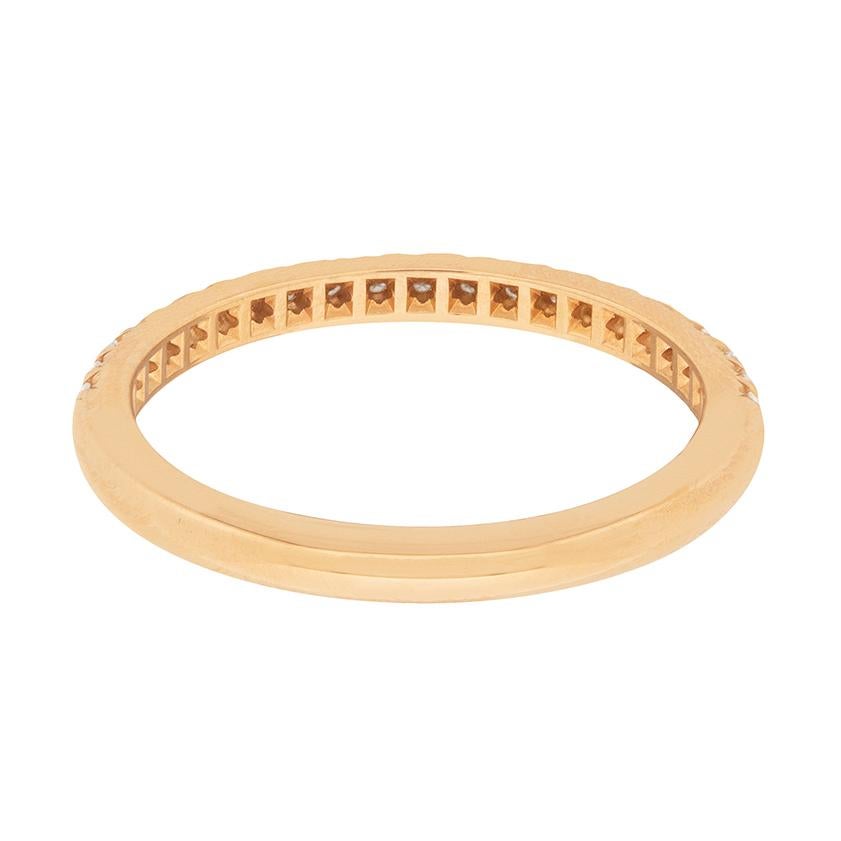 Moderno Fascia a mezza eternità con diamante da 0,17 carati di Tiffany & Co. in vendita