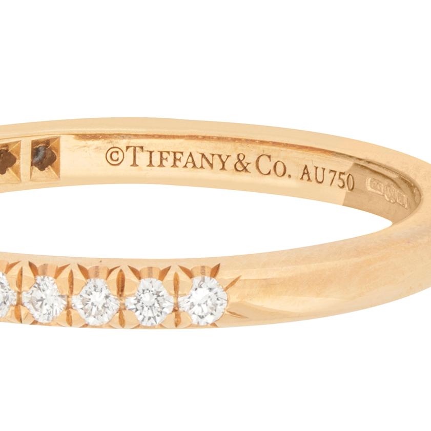 Tiffany & Co. 'Soleste' 0.17ct Diamond Half Eternity Band 1