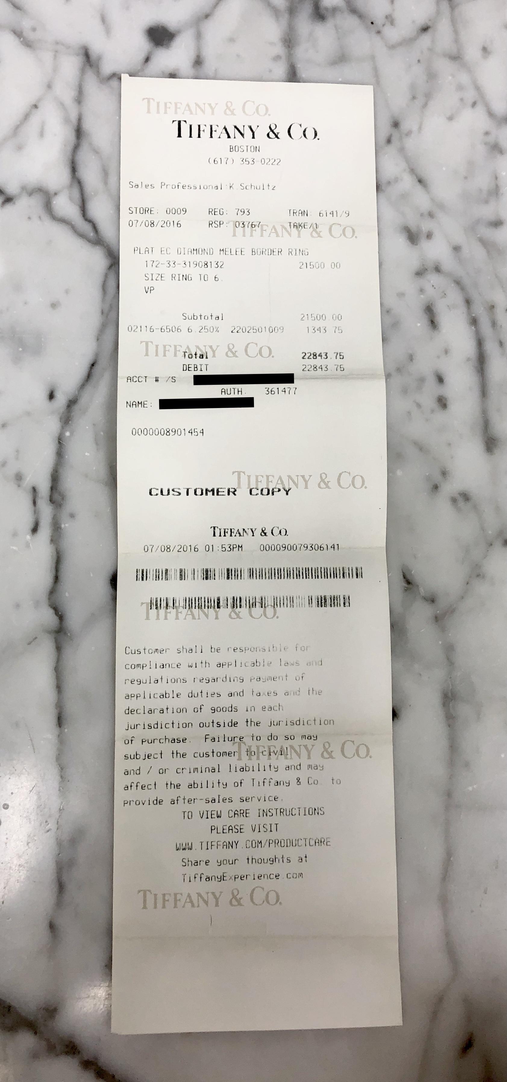 Tiffany & Co. Soleste 1.12 Ct Center Emerald Cut Halo Engagement Ring - F VVS2 8