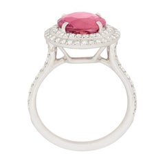 Tiffany & Co. Soleste 1.25 Carat Pink Tourmaline and Diamond Ring