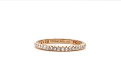 Tiffany & Co. Soleste 18 Karat Rose Gold Diamond Eternity Band Ring