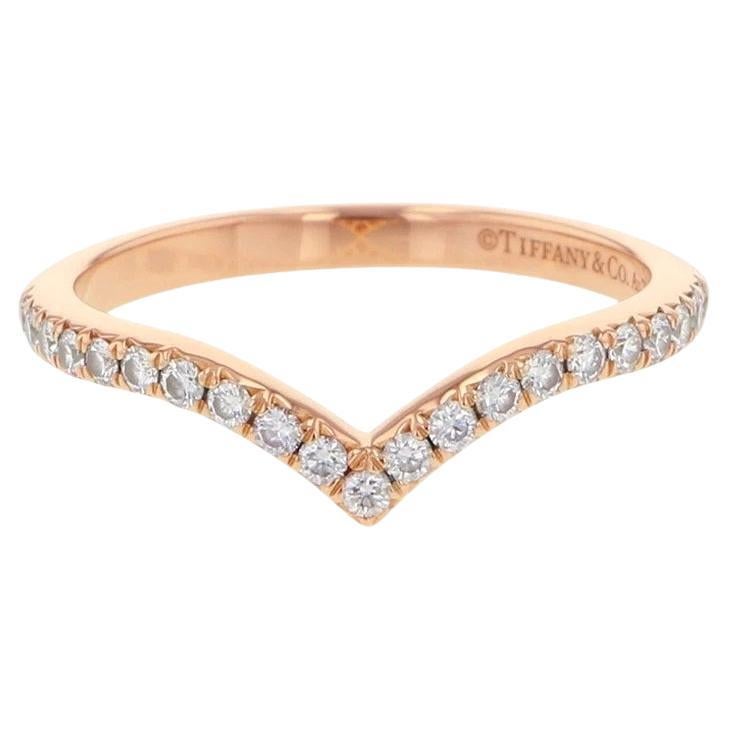 TIFFANY & Co. Anello V.I.I. con diamante Soleste in oro rosa 18 carati 4,5