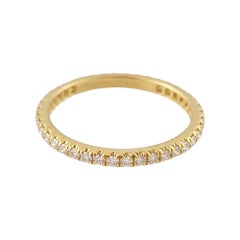 Tiffany & Co. Soleste 18k Yellow Gold Full Circle Diamond Eternity Band