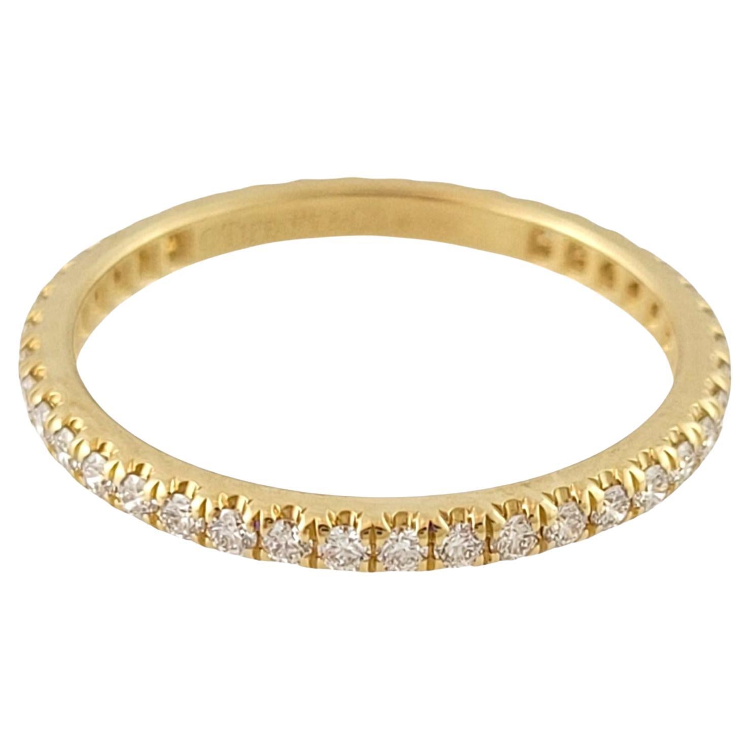 Tiffany & Co. Soleste 18k Yellow Gold Full Circle Diamond Eternity Band