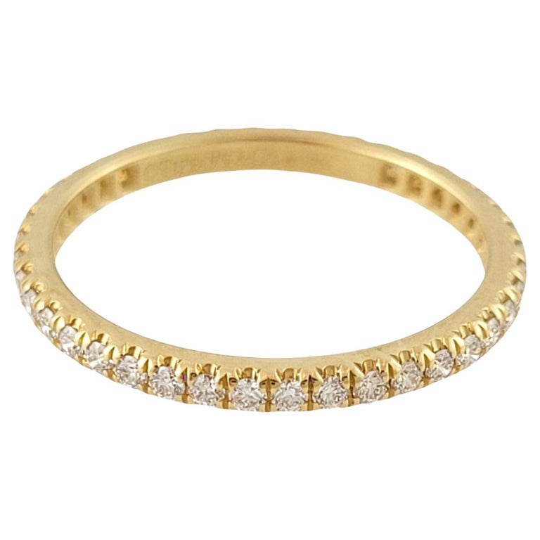 Tiffany and Co. Soleste 18k Yellow Gold Full Circle Diamond Eternity ...