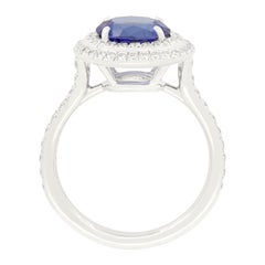 Tiffany & Co ‘Soleste’ 2.20ct Tanzanite and Diamond Cluster Ring