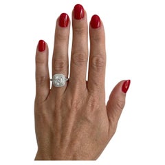 Tiffany 
Co. Soleste 2.56 Carat Cushion Diamond Ring