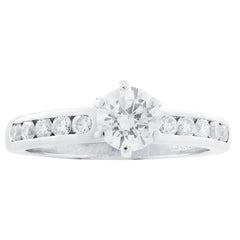 Tiffany & Co. Soleste .68ct Round Brilliant Cut Diamond Engagement Ring