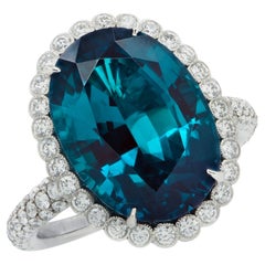 Tiffany & Co. Soleste 9,29 carats tourmaline indicolite et diamants