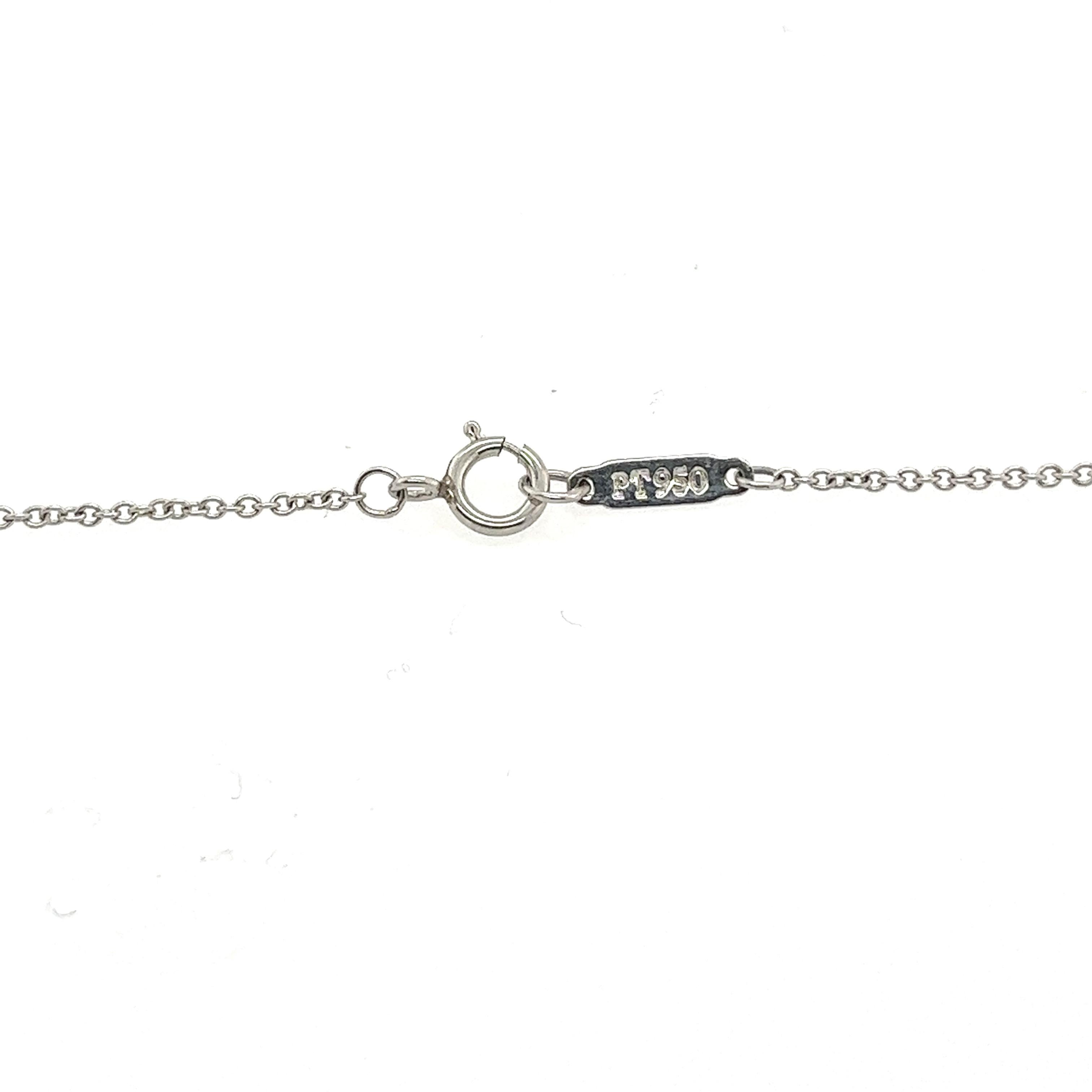 Tiffany & Co Soleste Aquamarine & Diamond Pendant Necklace For Sale 5