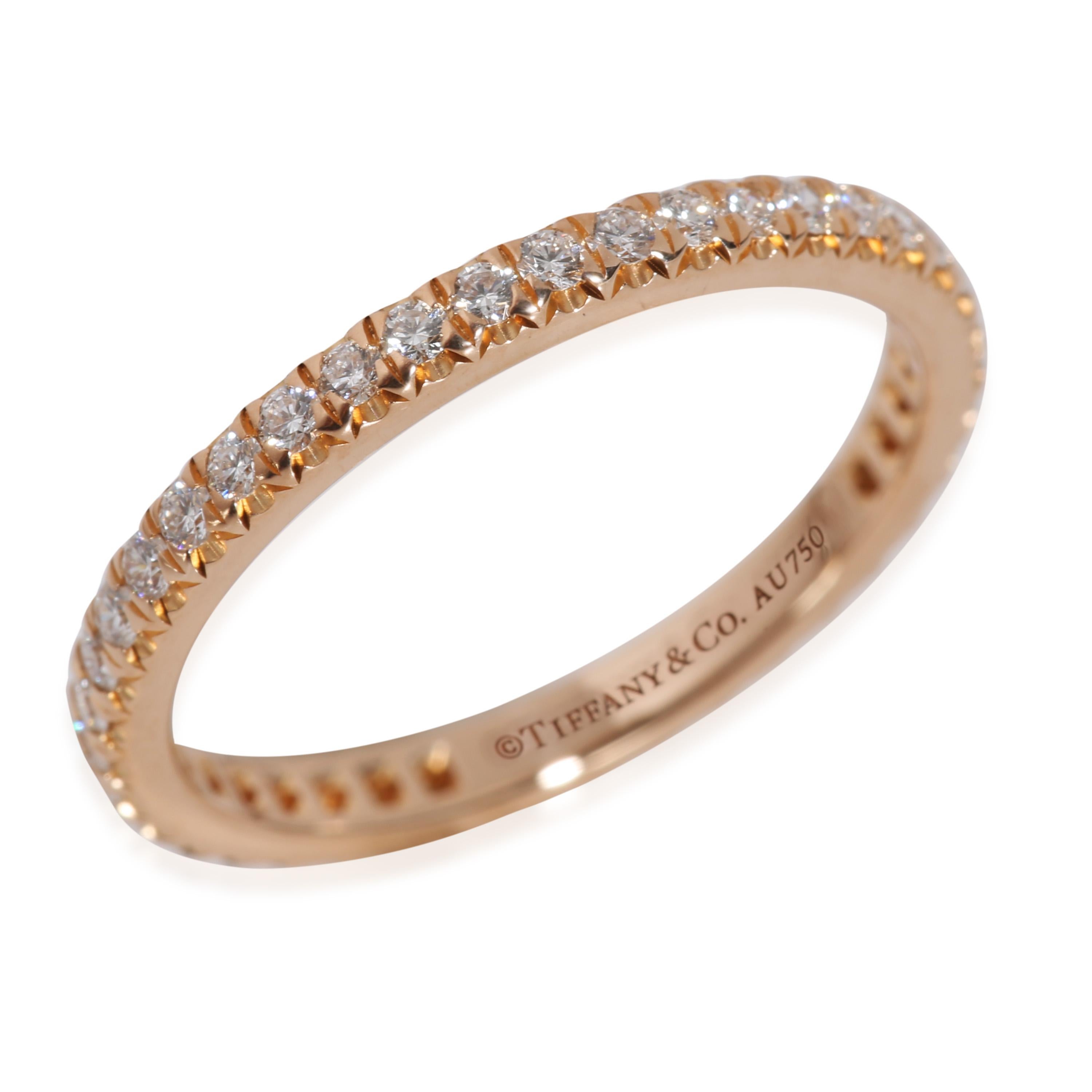 Tiffany & Co. Fascia Soleste in oro rosa 18 carati 0,34 CTW In condizioni ottime in vendita a New York, NY