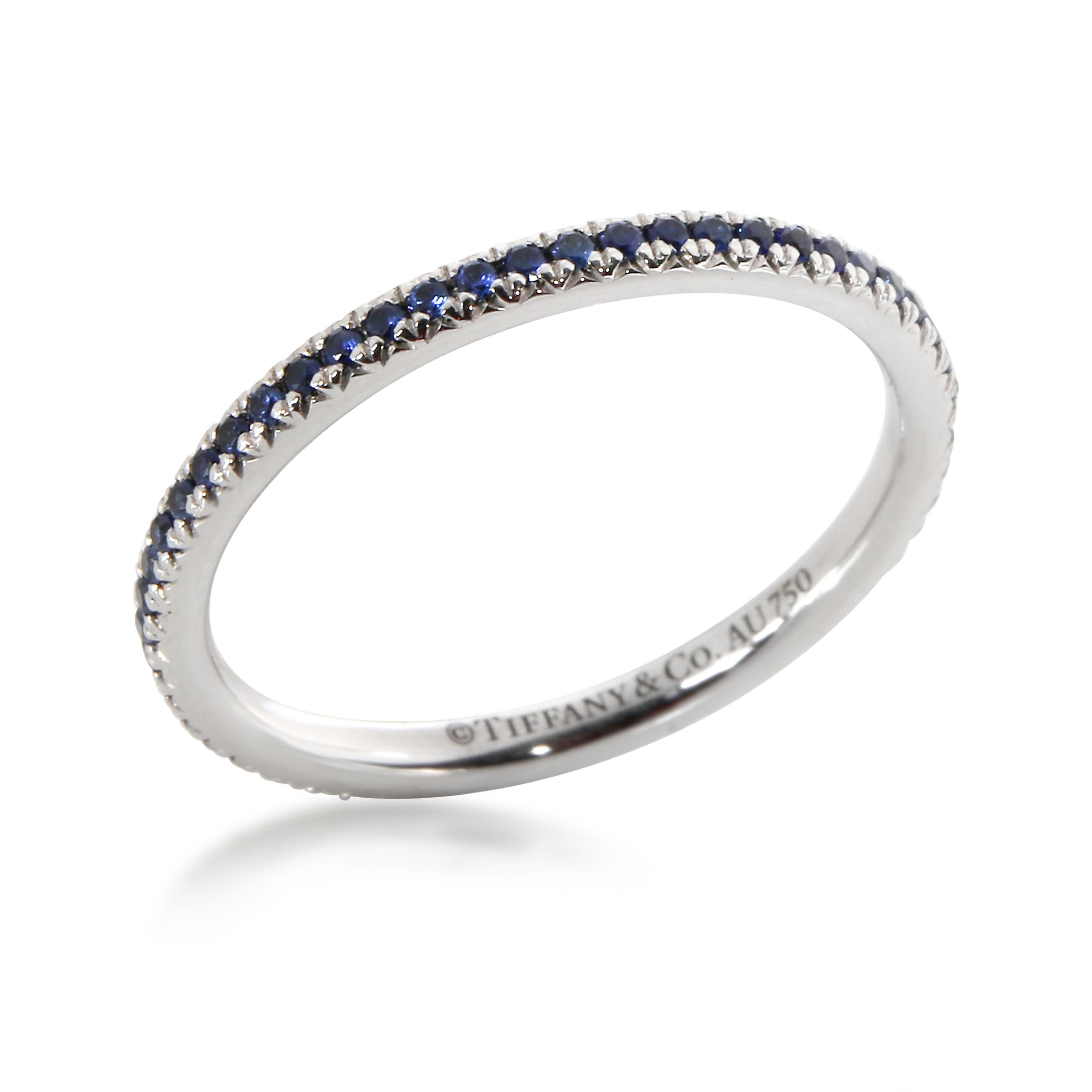 Tiffany & Co. Soleste Blue Sapphire Eternity Band in 18K White Gold

PRIMARY DETAILS
SKU: 108394
Listing Title: Tiffany & Co. Soleste Blue Sapphire Eternity Band in 18K White Gold
Condition Description: Retails for 2,000 USD. In excellent condition