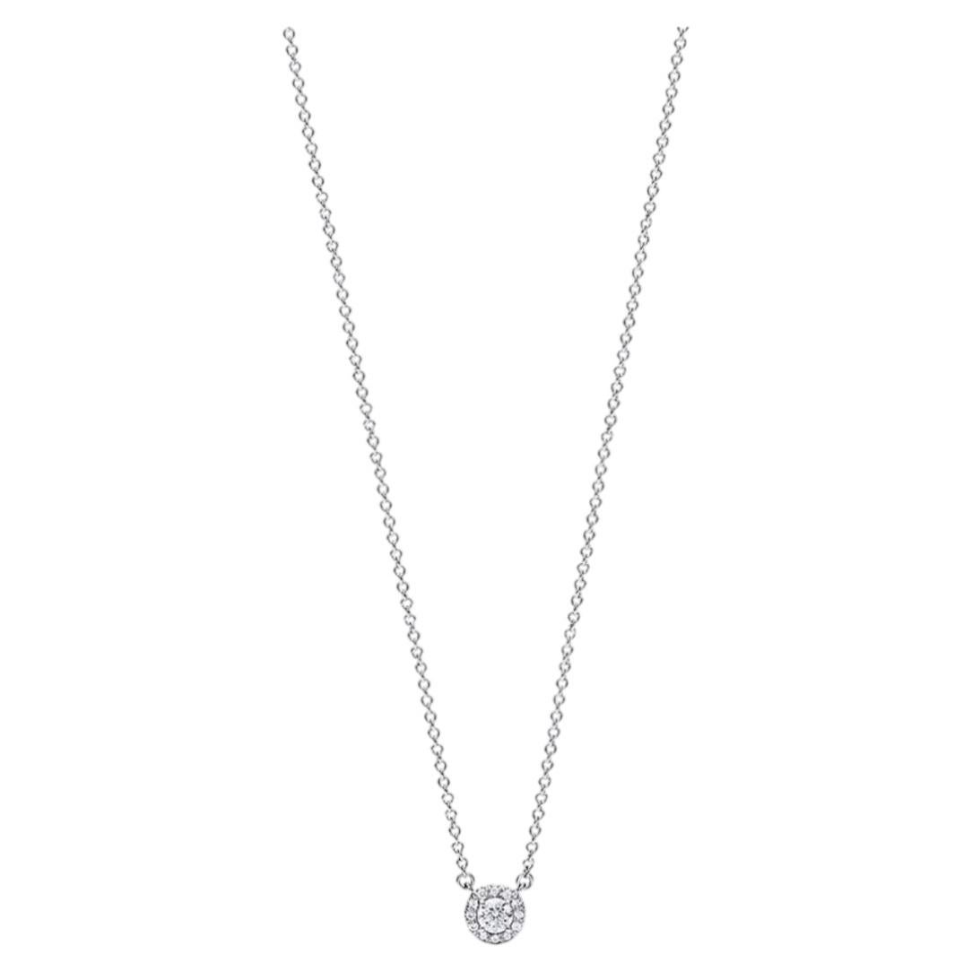 Tiffany & Co. Soleste Collection Platinum Diamond Necklace