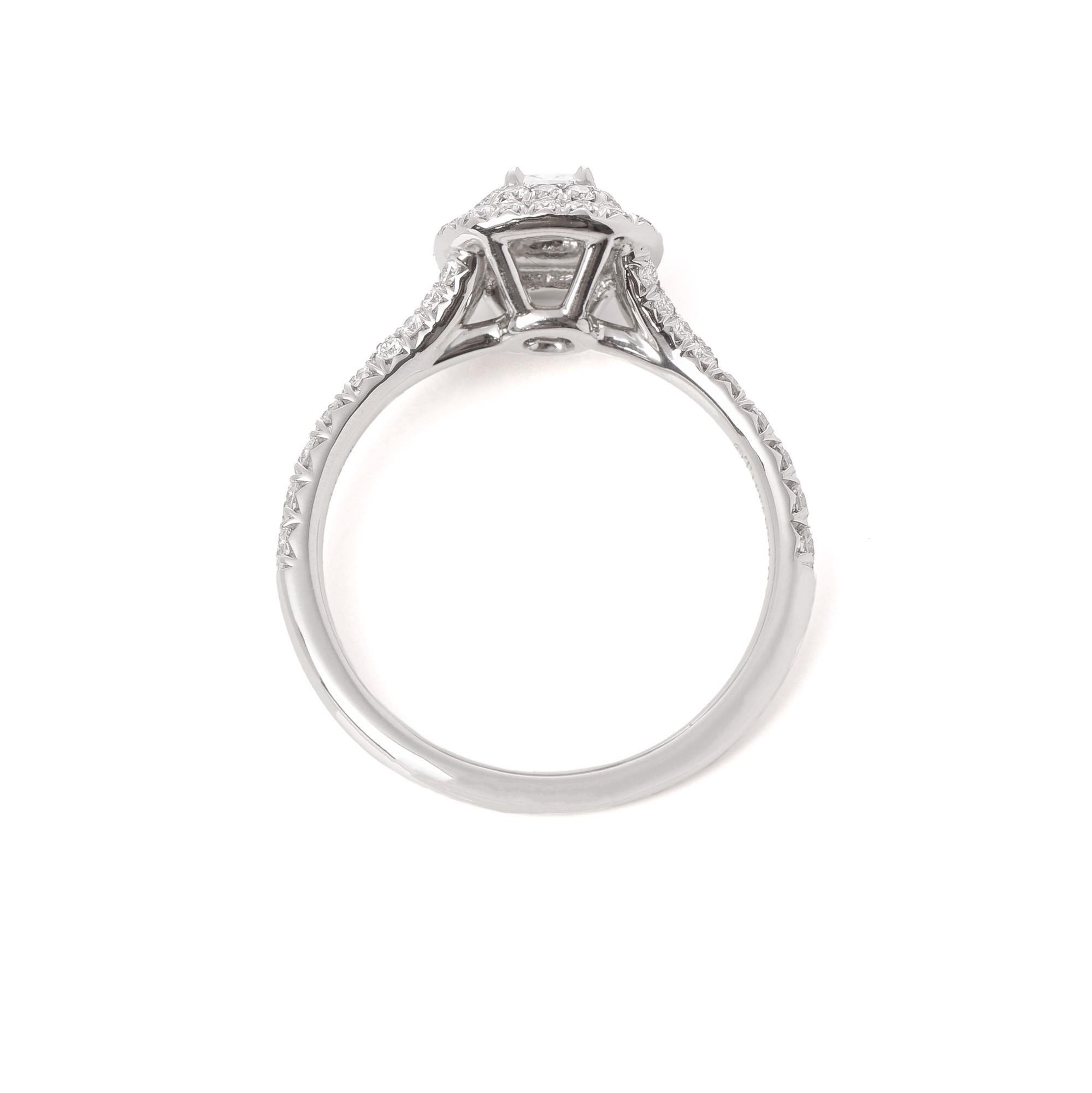 Women's Tiffany & Co Soleste Cushion Cut 0.18ct Diamond Ring