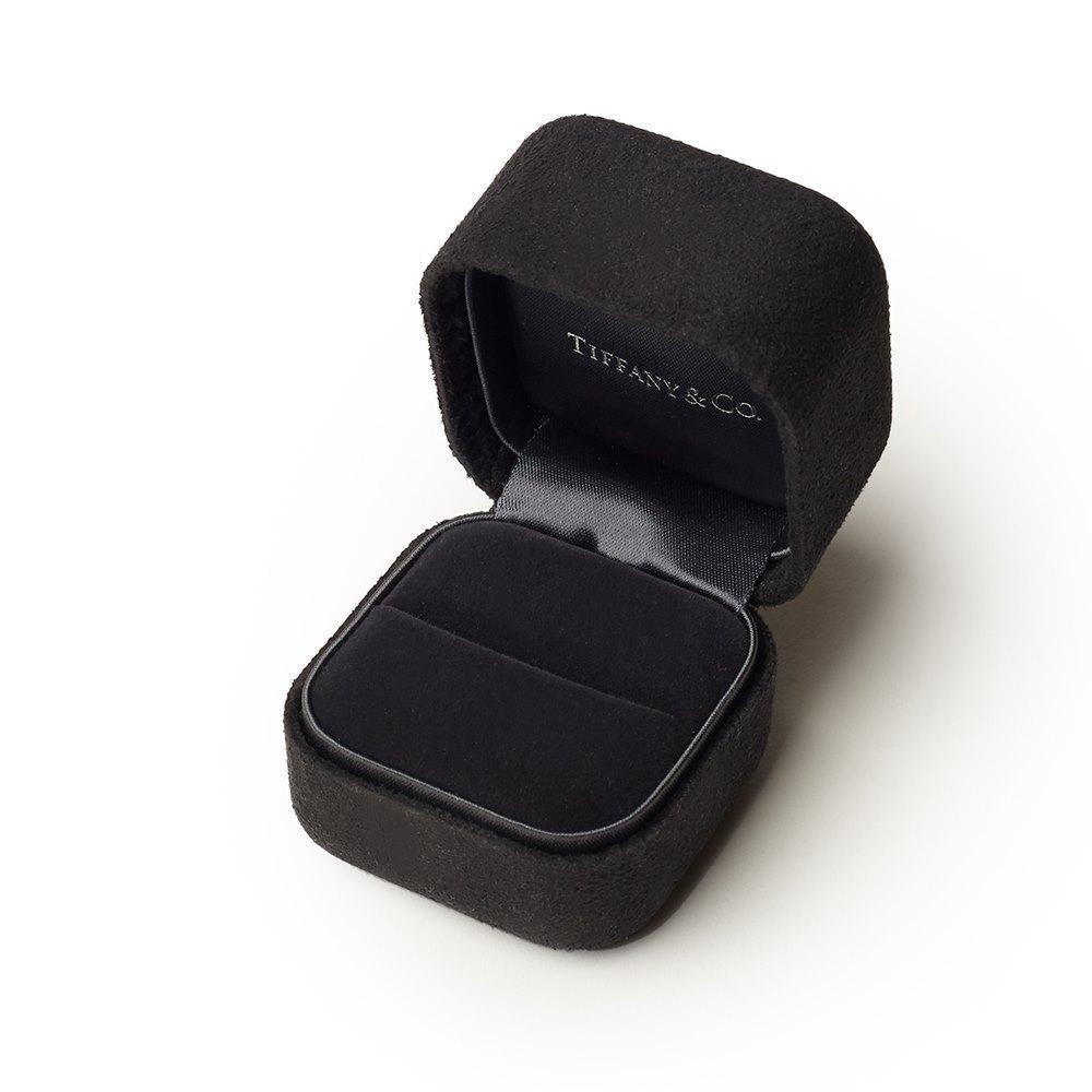 Tiffany & Co. Soleste Cushion Cut Tanzanite Double Row Diamond Ring 7
