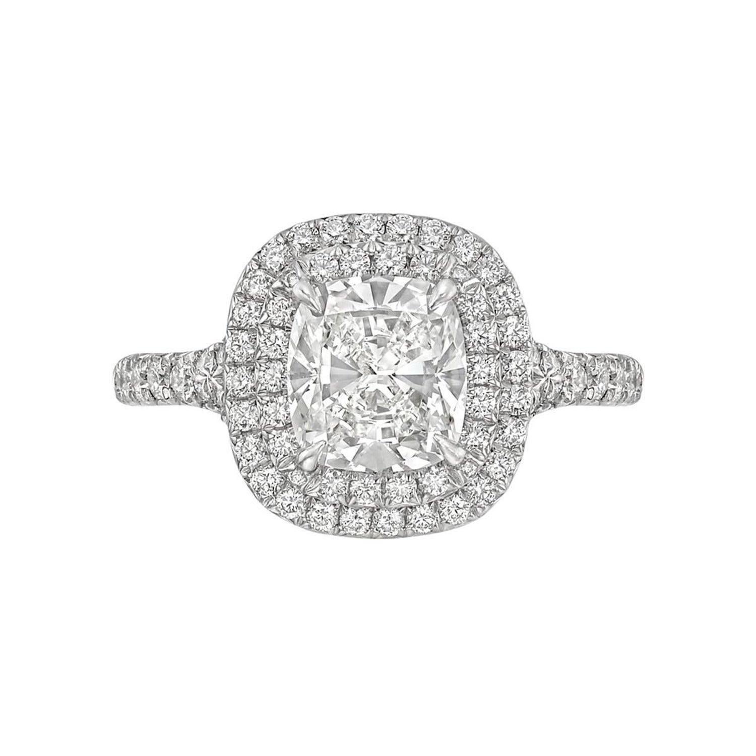 Tiffany & Co. Soleste Cushion Diamond 1.30 Carat Engagement Ring Retail $14, 200 5