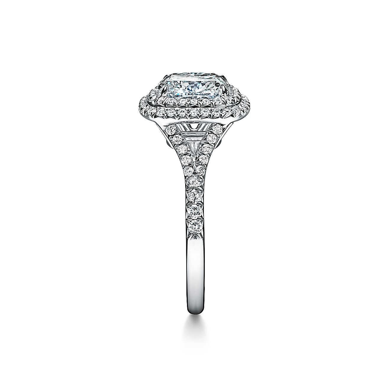 Tiffany & Co. Soleste Cushion Diamond 1.30 Carat Engagement Ring Retail $14, 200 6