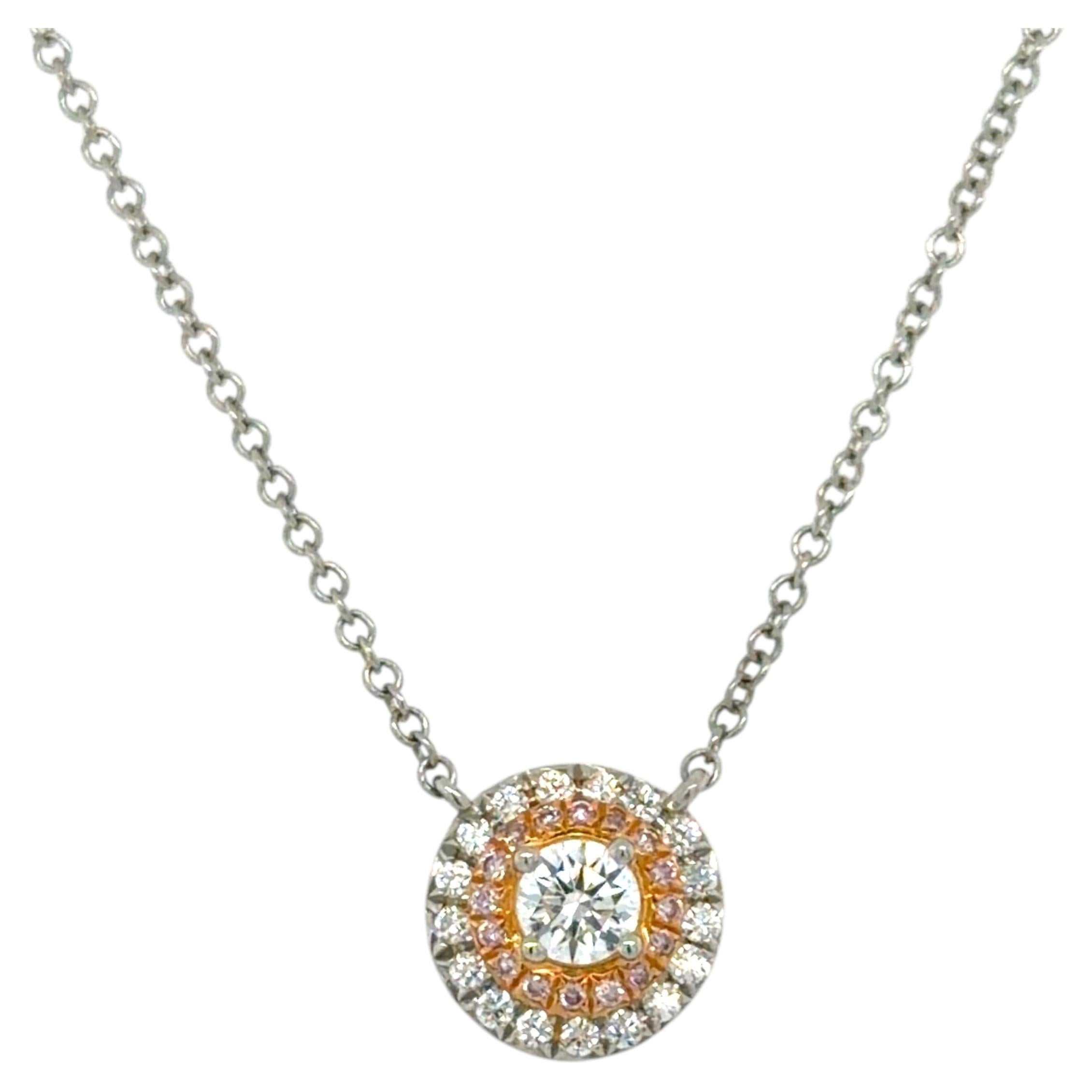 Tiffany & Co., collier « Soleste » avec diamants et diamants roses en vente