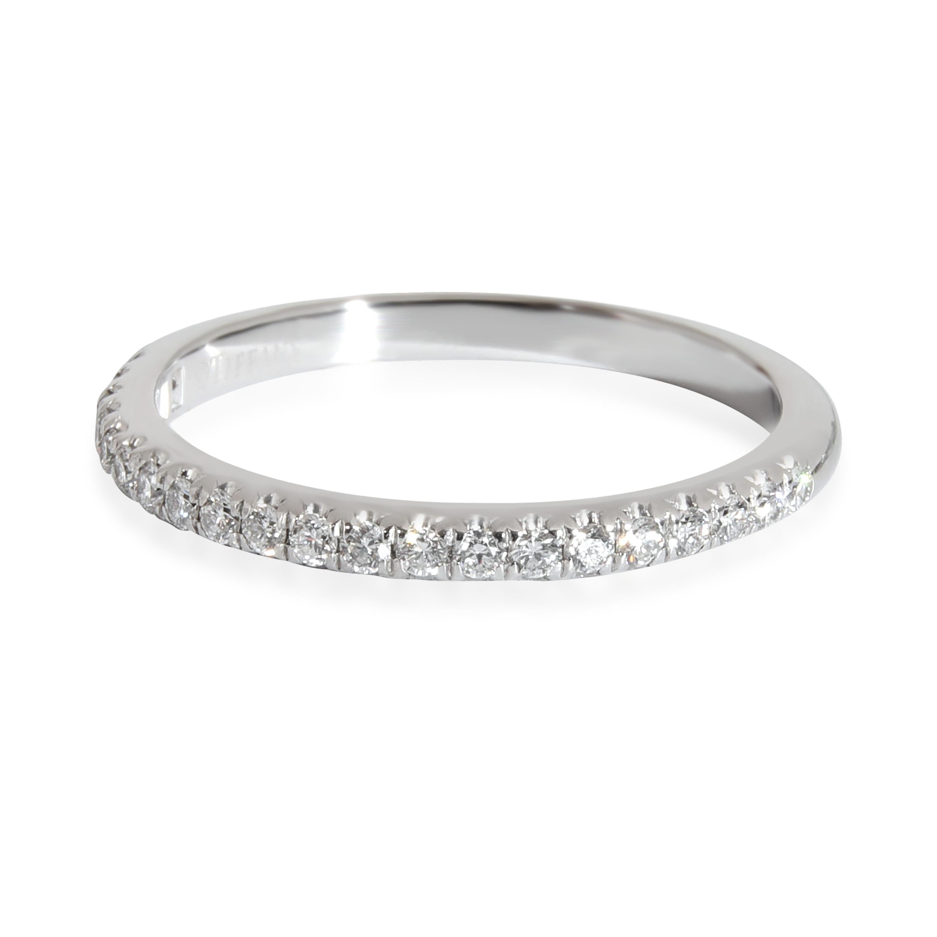 Tiffany and Co. Soleste Diamond Band in Platinum 0.17 CTW For Sale at ...