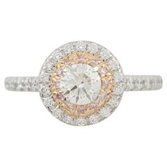 Tiffany & Co. Soleste Diamond Double Halo Engagement Ring
