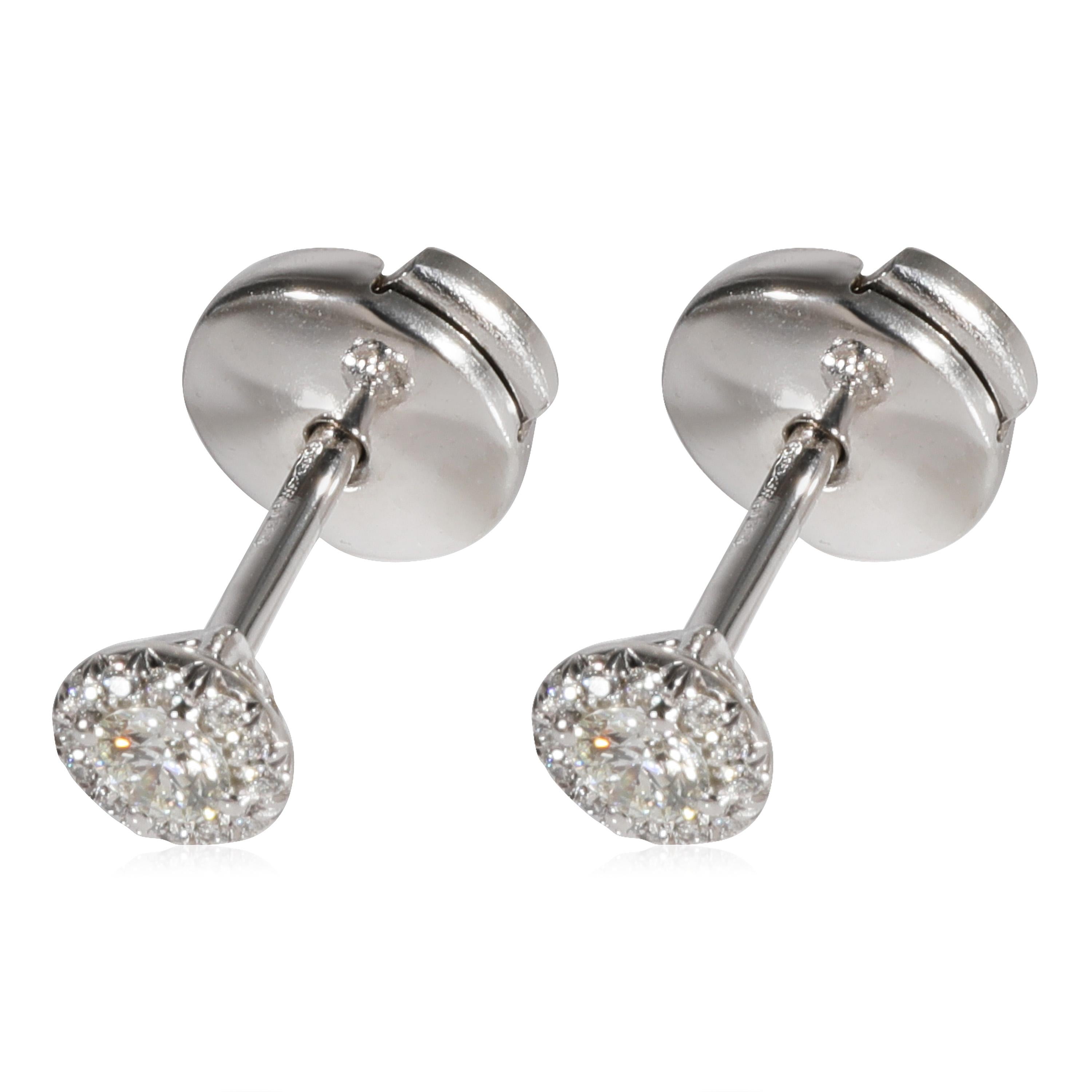 Women's or Men's Tiffany & Co. Soleste Diamond Earrings in 950 Platinum 0.17 CTW