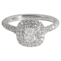 Tiffany & Co. Soleste Diamond Engagement Ring in Platinum E IF 0.57 CTW