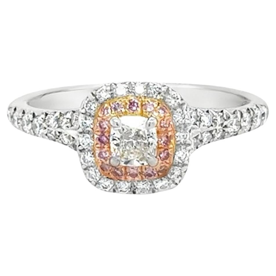 Tiffany & Co. Soleste Diamant-Verlobungsring mit rosa Fancy-Diamanten