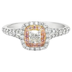 Tiffany & Co. Anillo de compromiso de diamantes Soleste Diamantes rosa fantasía