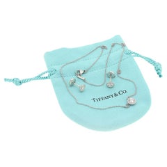 Used Tiffany & Co. Soleste Diamond Necklace and Earrings Set