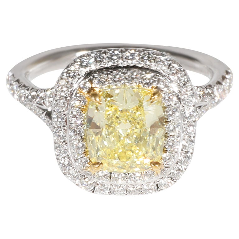 Bague En Or 18 Carats Jaune Et Blanc Avec Zirconites - Taille 14 - Neuf Sous écrin