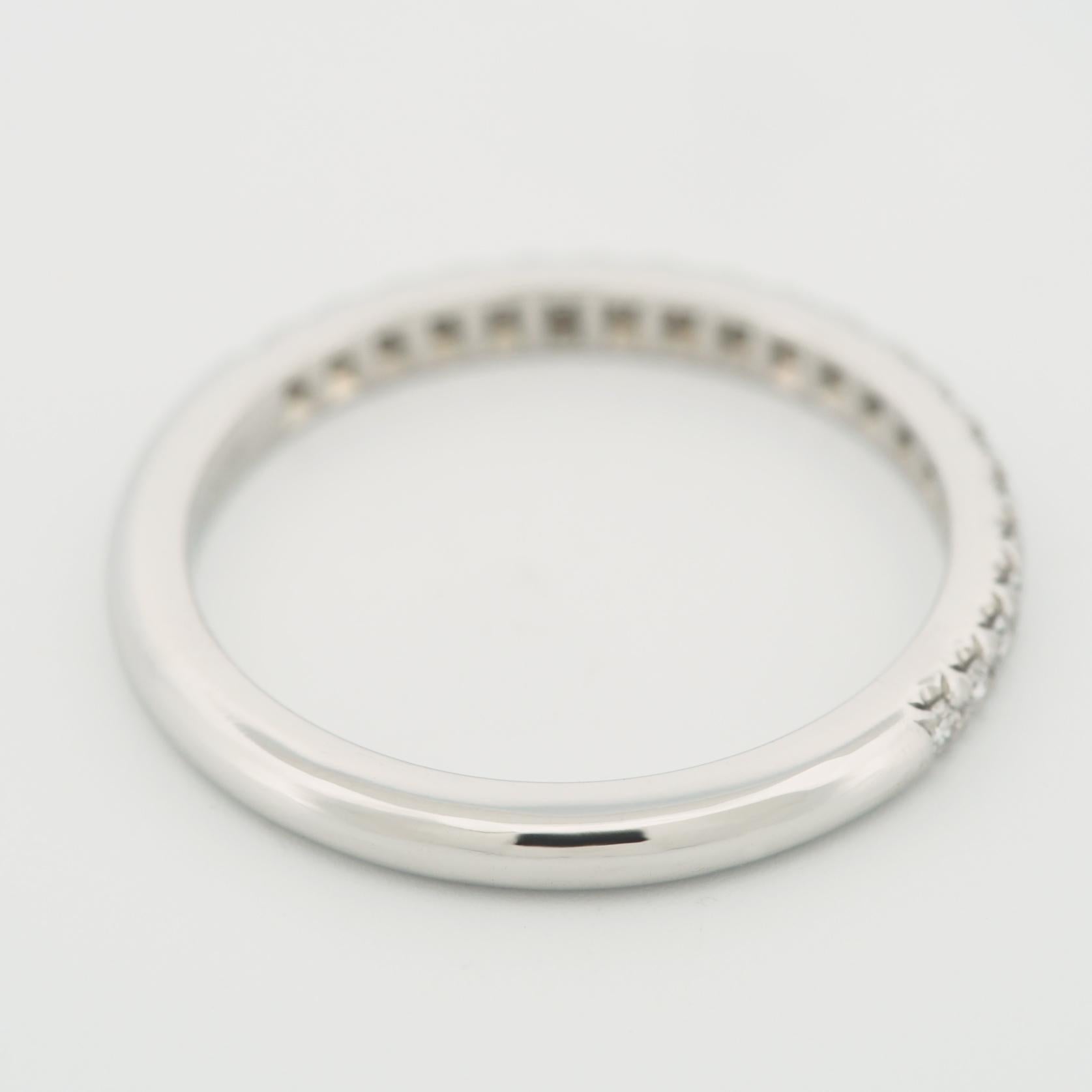 Tiffany & Co. Soleste Diamonds Bague demi-éternité Platine 950 US 4.75 en vente 1