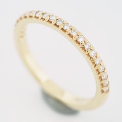 Tiffany & Co. Soleste Diamanten Halb-Eternity-Ring Gelbgold US 5,25