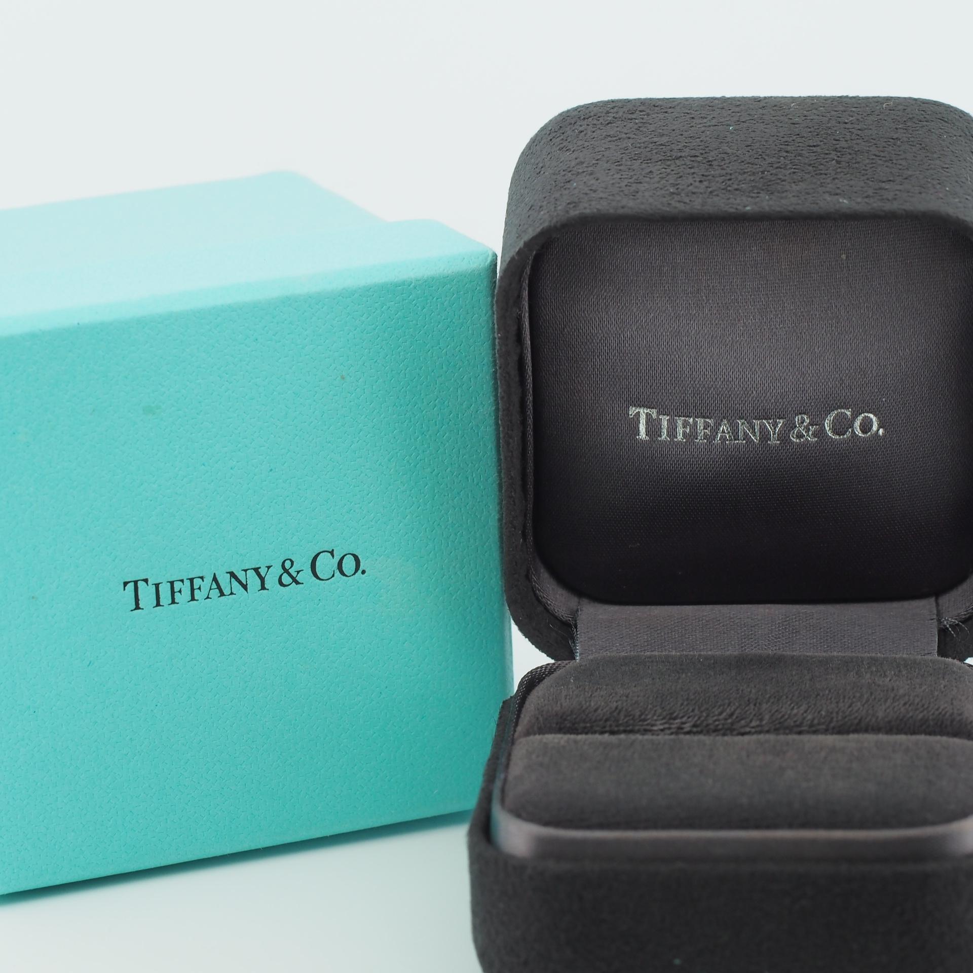 Tiffany & Co. Soleste Diamonds Half Eternity Ring Yellow Gold US 5.25 3