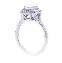 Tiffany & Co Soleste Double Row Diamond Engagement Ring