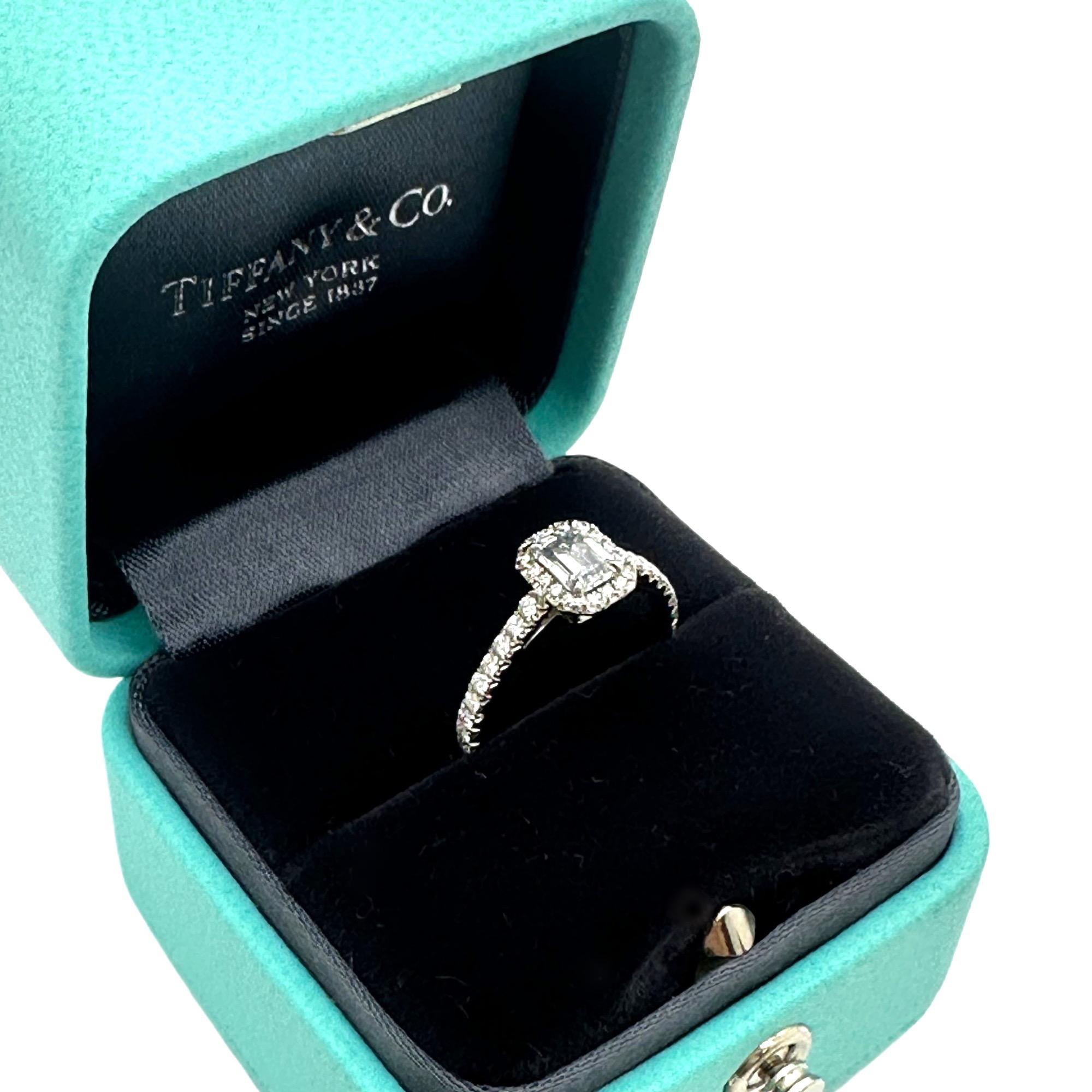 emerald-cut diamond ring tiffany