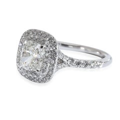Tiffany & Co. Soleste Engagement Ring in Platinum H VVS2 1.5 Ctw
