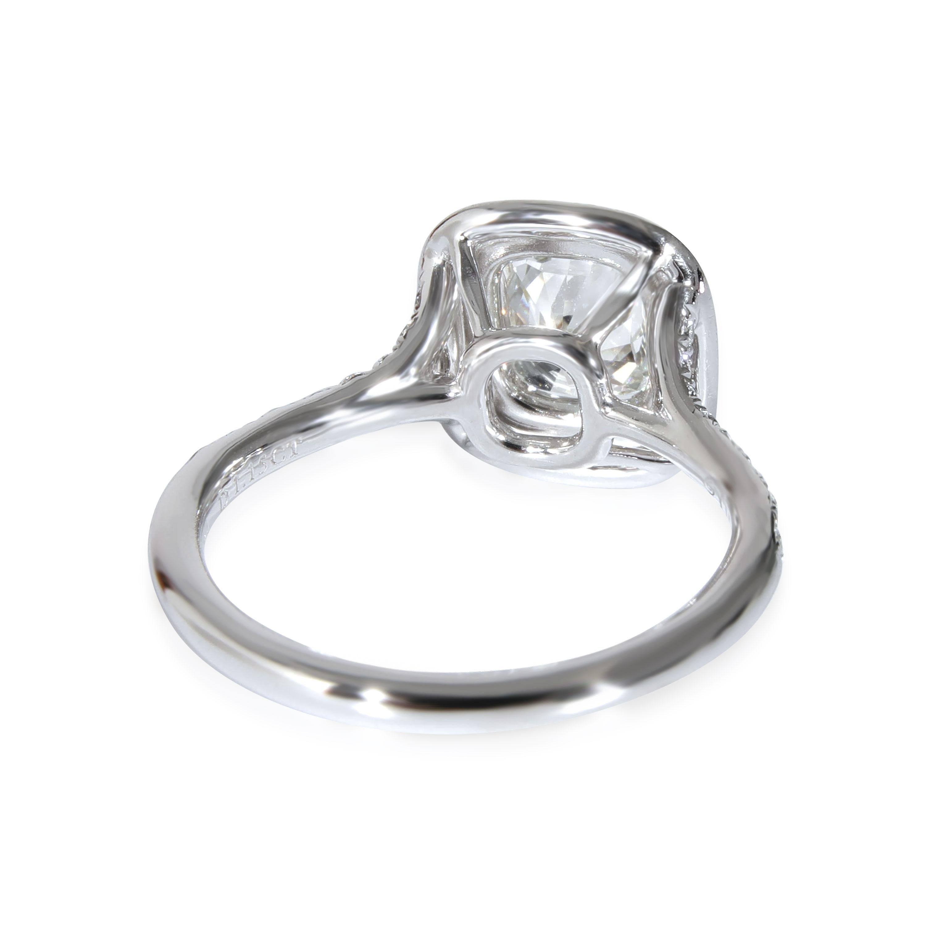 Tiffany & Co. Soleste Engagement Ring in Platinum H VVS2 1.5 Ctw For Sale 1