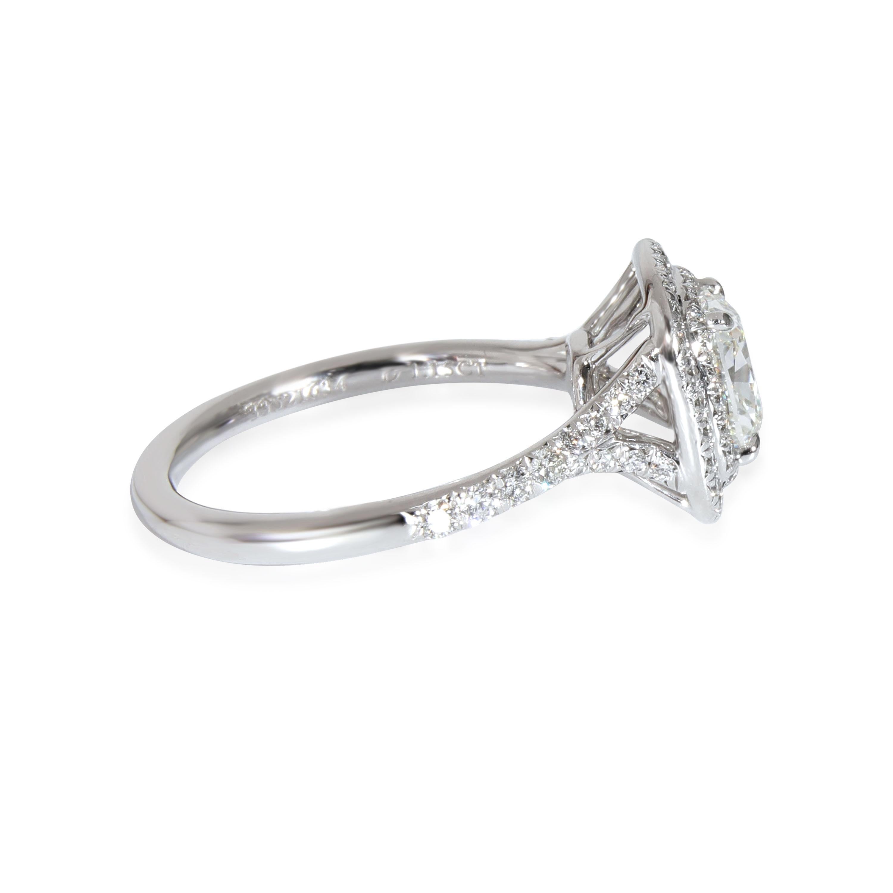 Tiffany & Co. Soleste Engagement Ring in Platinum H VVS2 1.5 Ctw 1