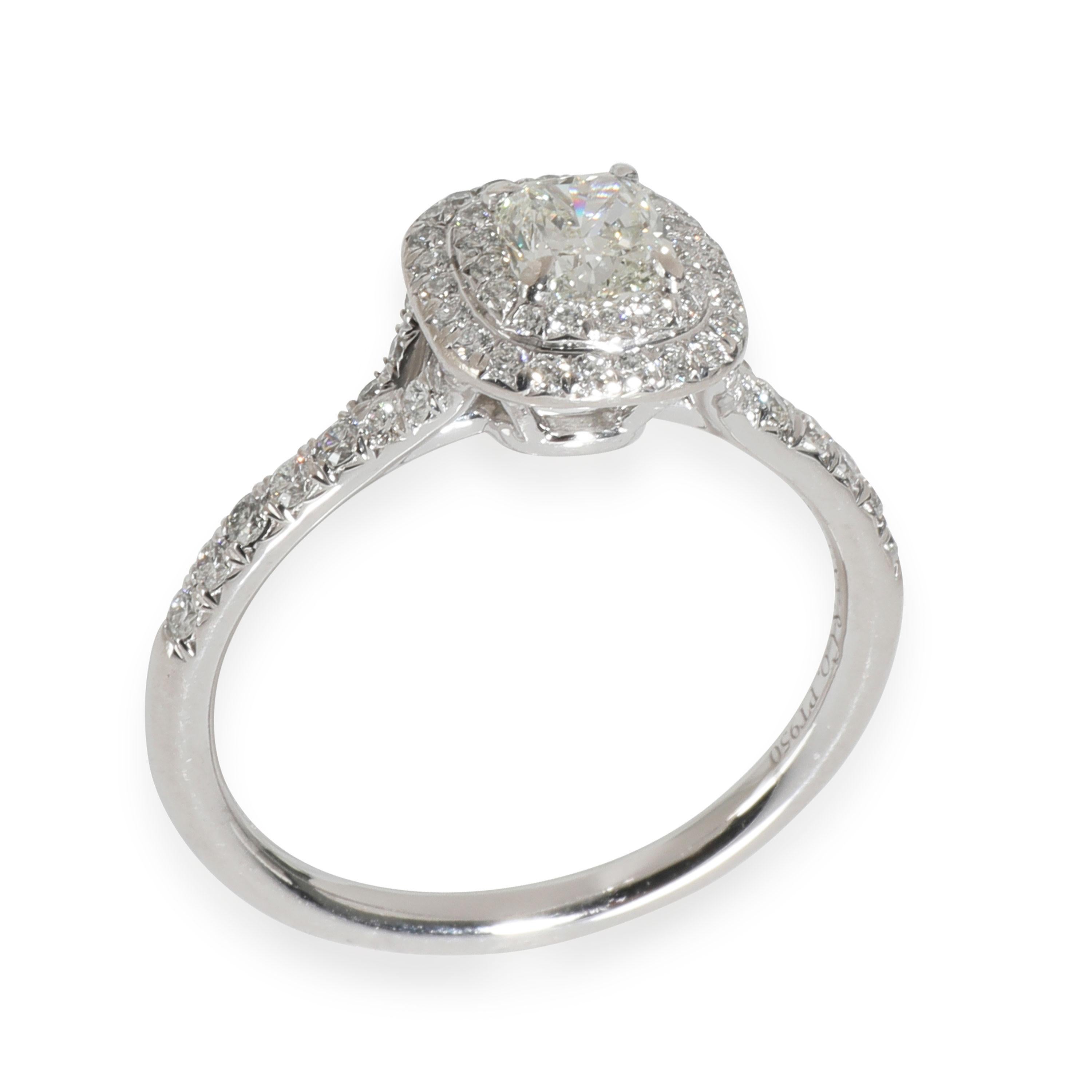 Tiffany & Co. Soleste Engagement Ring in  Platinum I VVS1 0.84 CTW For Sale 1