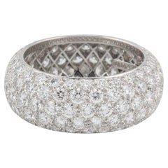 Tiffany & Co. Soleste Etoile 5 Row Diamond Platinum Eternity Band Size 4.75