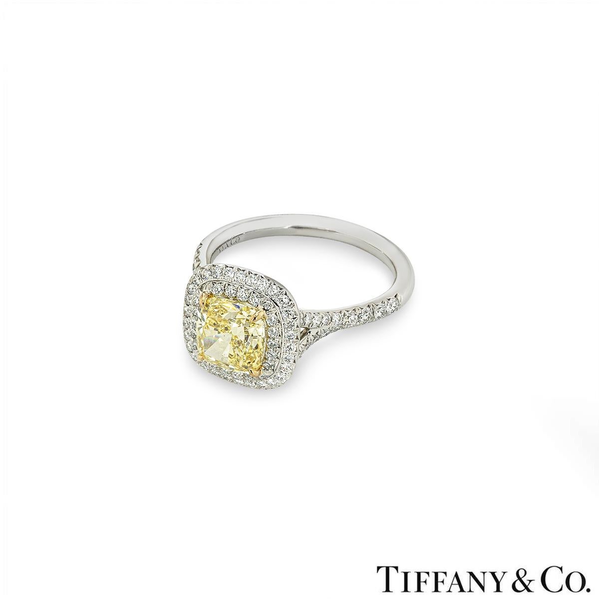 tiffany and co yellow diamond ring