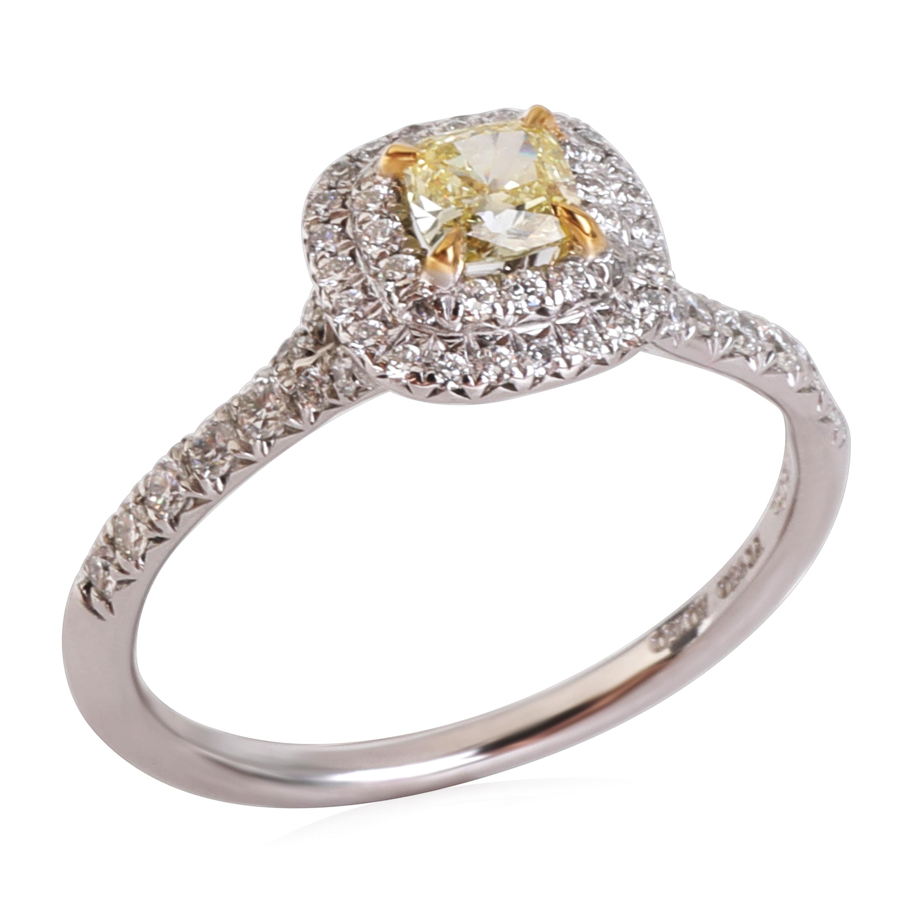Tiffany & Co. Soleste Fancy Yellow Diamond Engagement Ring in Platinum 0.56 ctw

PRIMARY DETAILS
SKU: 120080
Listing Title: Tiffany & Co. Soleste Fancy Yellow Diamond Engagement Ring in Platinum 0.56 ctw
Condition Description: Retails for 5900 USD.