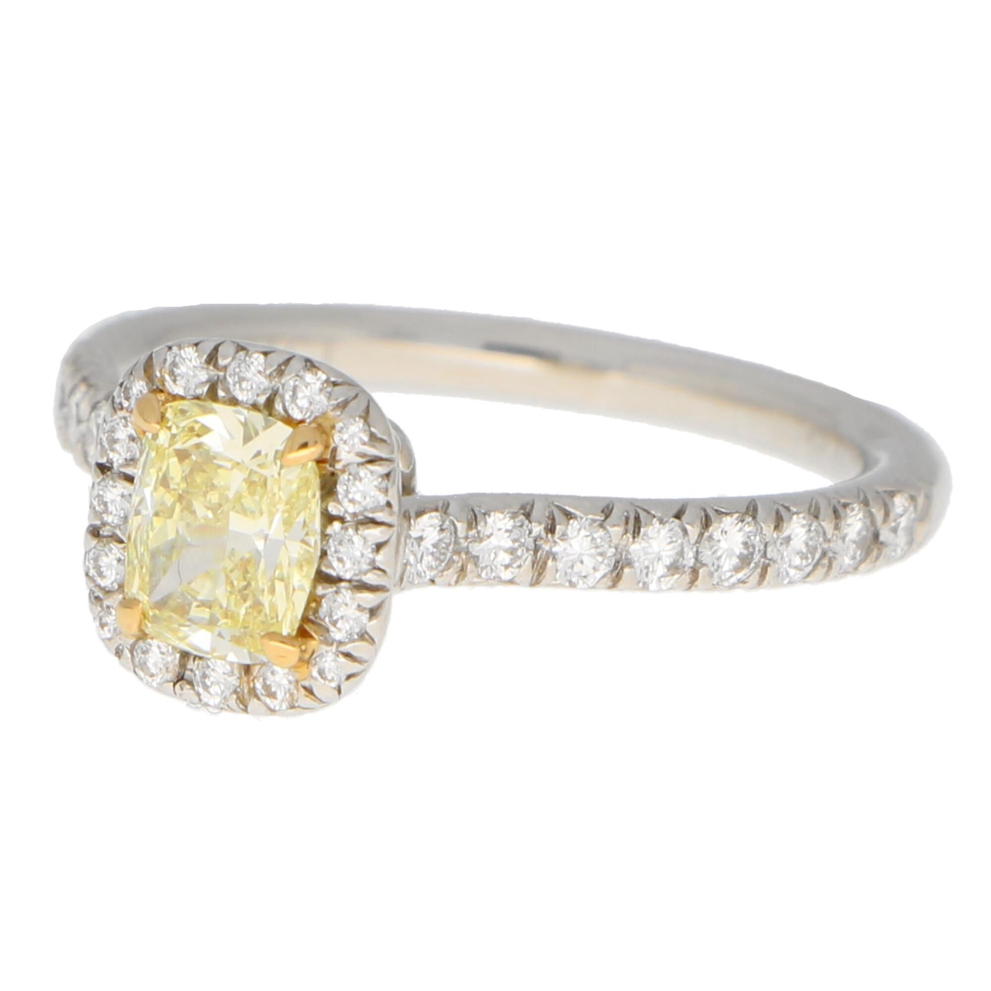 yellow diamond ring tiffany