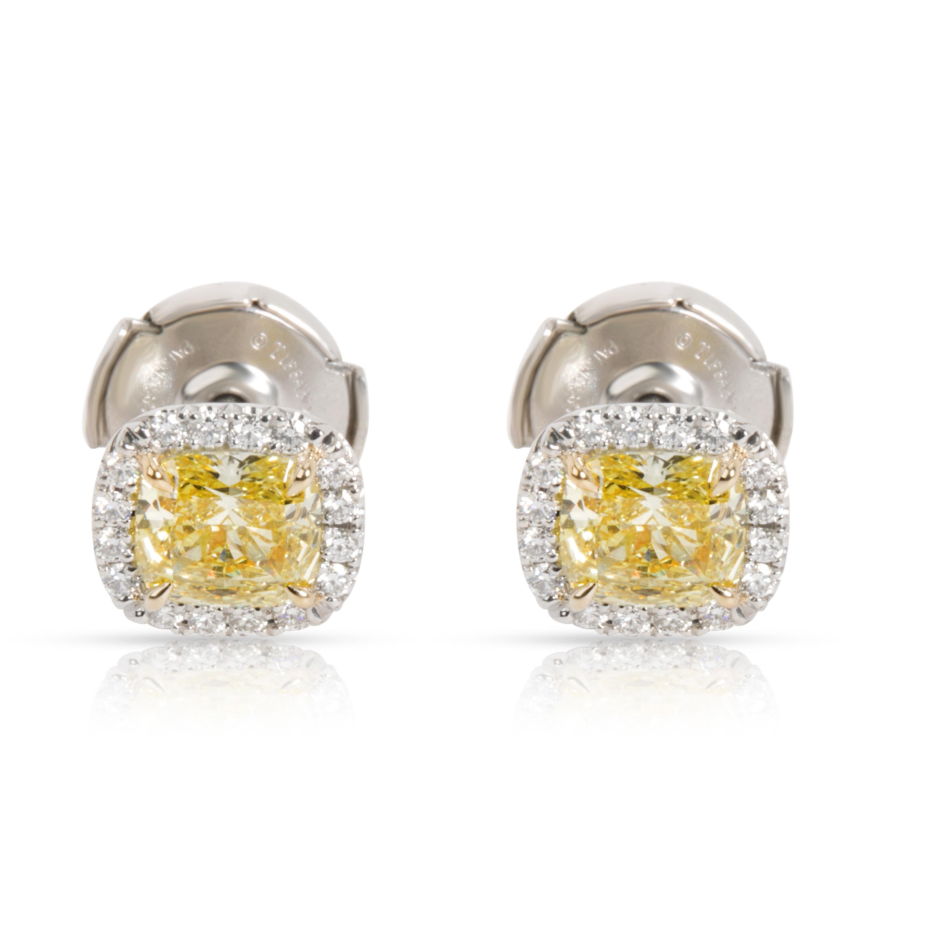 yellow diamond earrings tiffany