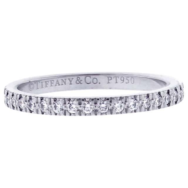 Tiffany and Co. Soleste Full Circle Diamond Band Ring at 1stDibs