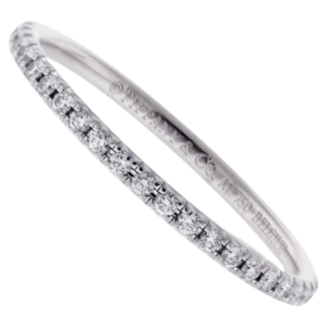 Tiffany & Co. Soleste Full Diamond Eternity Band Ring