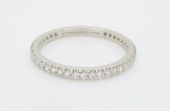 Tiffany & Co. Soleste Full Eternity Band in Platinum with Original Box