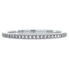 Tiffany & Co. Anello Soleste Full Eternity Band in platino con pavé di diamanti