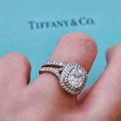 Tiffany & Co. Soleste Full Eternity Diamant Platin Hochzeit Band Ring